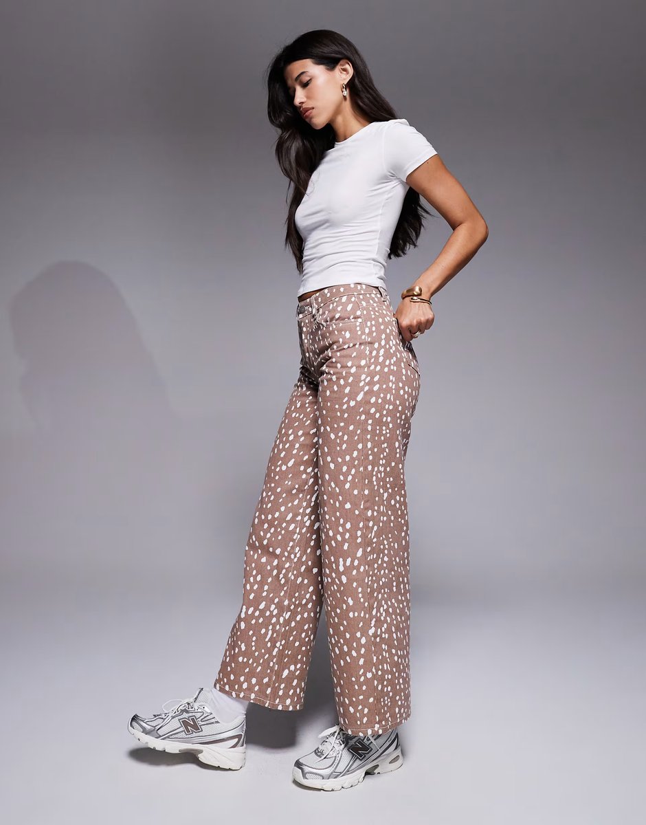 ASOS Liquor N Poker baggy fit jeans co-ord in print - 4