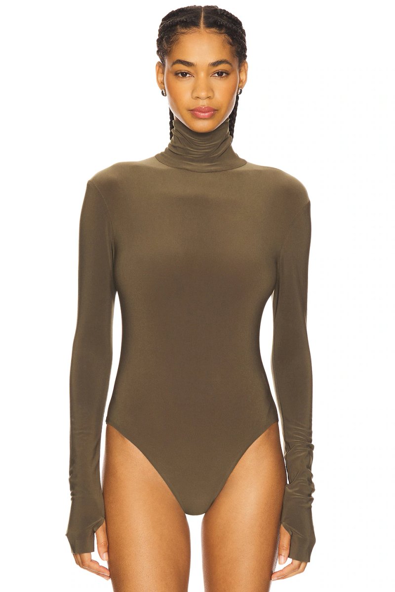 revolve Long Sleeve Turtleneck Bodysuit - 2