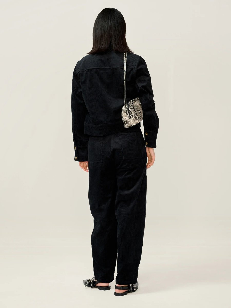 OMNES Millie Cord Jacket in Black - 4