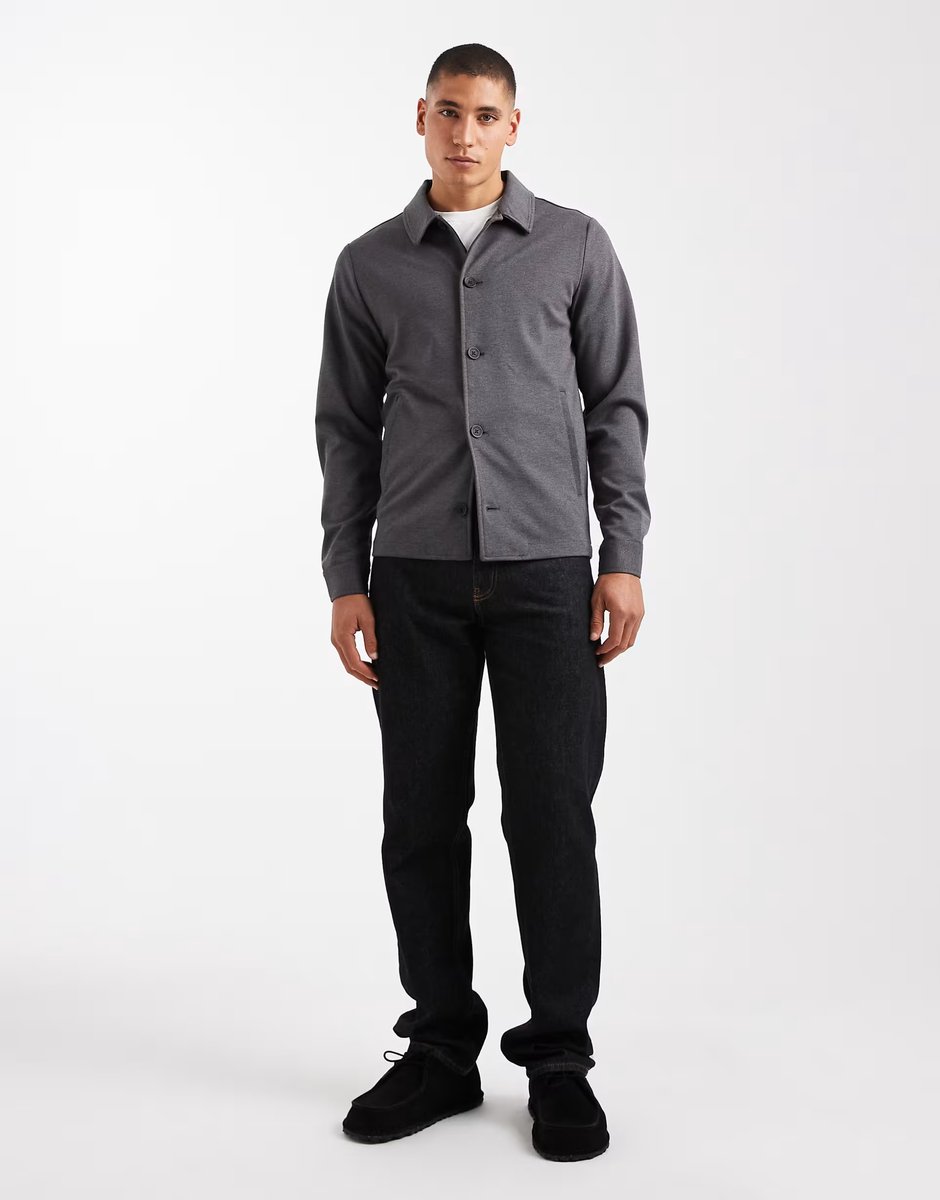 ASOS Jack & Jones Premium slim jersey suit jacket in grey - GREY - 2