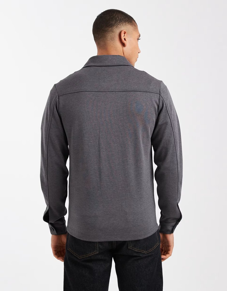 ASOS Jack & Jones Premium slim jersey suit jacket in grey - GREY - 3