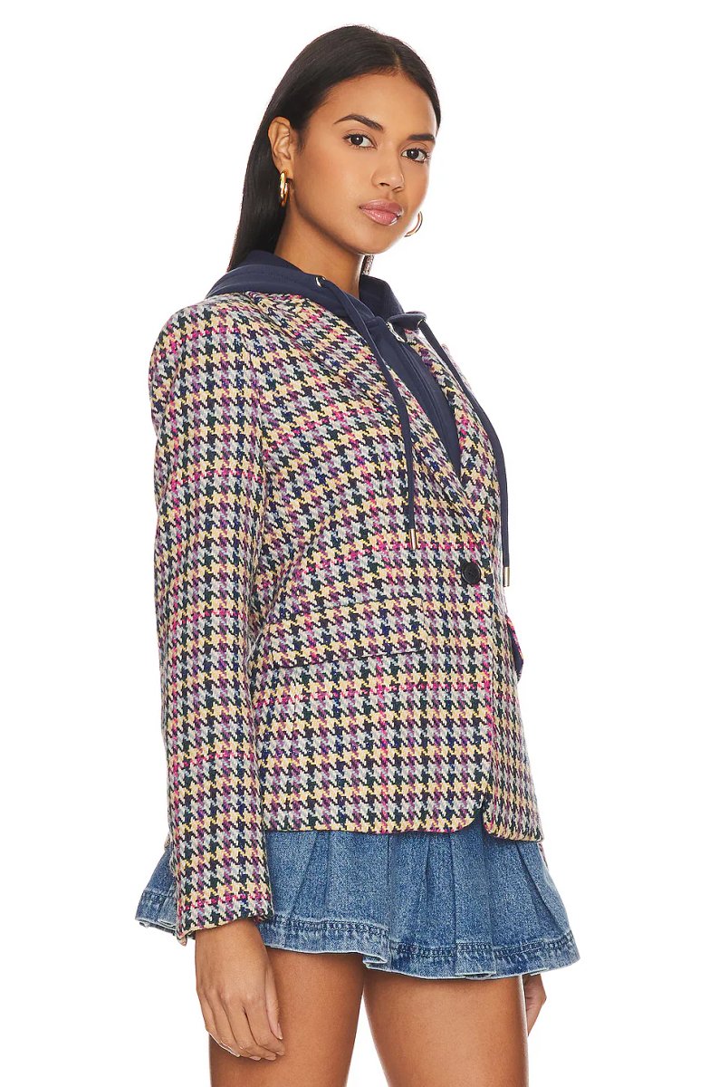 revolve Lucia Multi Houndstooth Jacket - 4