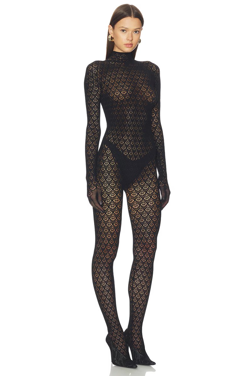 revolve Mermaid Net Catsuit - 3