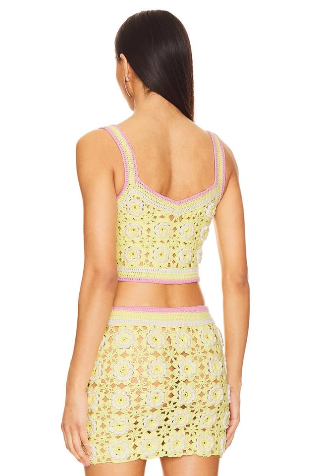 revolve Meadow Crochet Top - 3