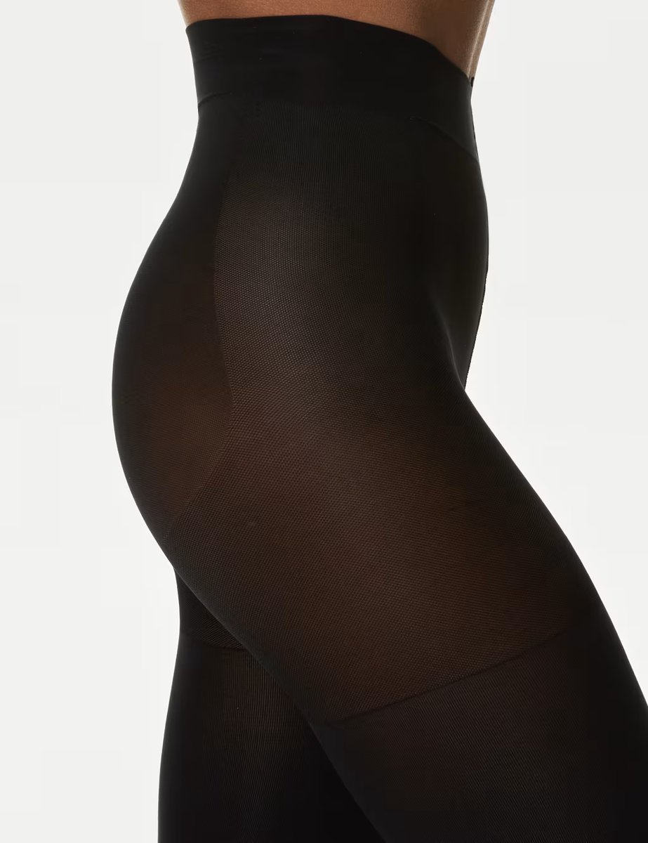 Marks & Spencer M&S 2 Pack 100 Denier Magicwear™ Opaque Tights Black - 2