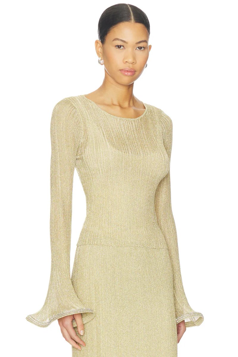 revolve Maebry Long Sleeve Crewneck Top - 2