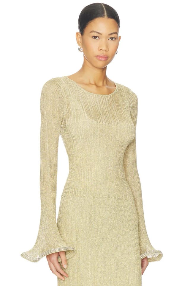 revolve Maebry Long Sleeve Crewneck Top - 2