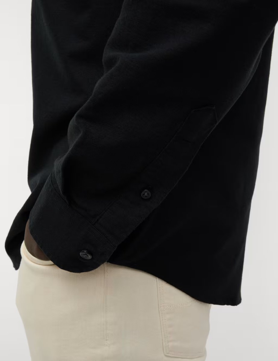 Marks & Spencer M&S Pure Cotton Ultimate Oxford Shirt Black - 2