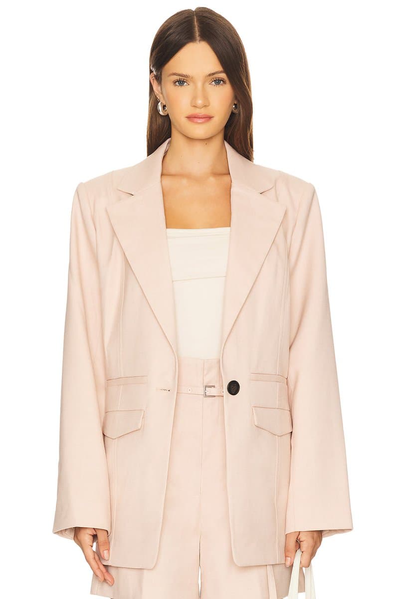 revolve Revolve Gestuz Rose Dust Blazer in Rose Dust