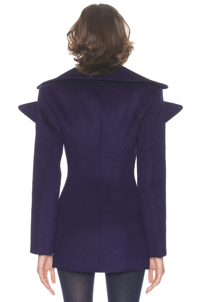 revolve The Dramatic Collar Peacoat - 4