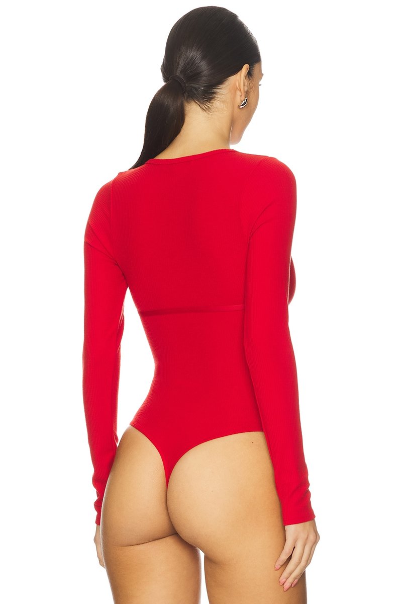 revolve Hourglass Rib Longsleeve Bodysuit - 4