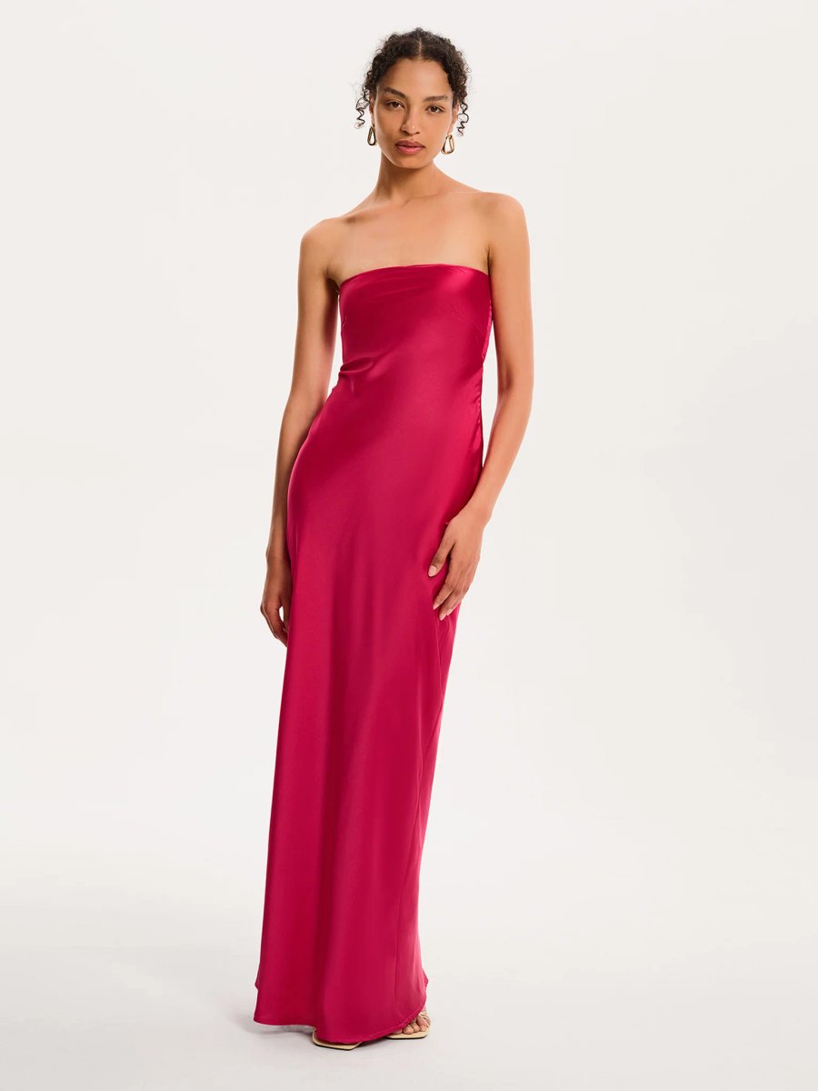 OMNES Amdra Maxi Dress in Magenta - 3
