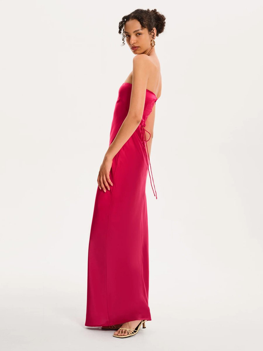 OMNES Amdra Maxi Dress in Magenta - 4