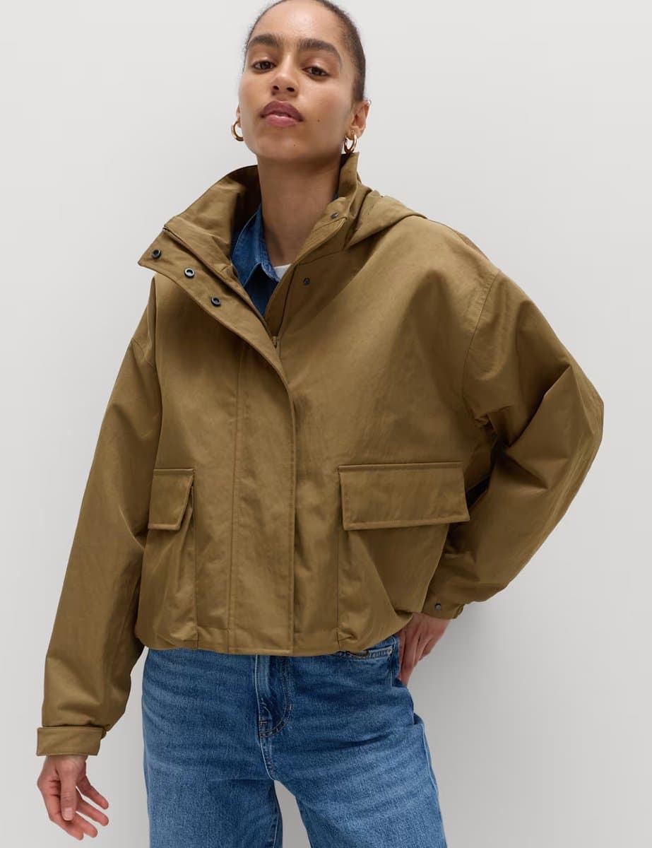 Marks & Spencer M&S Stormwear™ Waterproof Short Parka Caramel