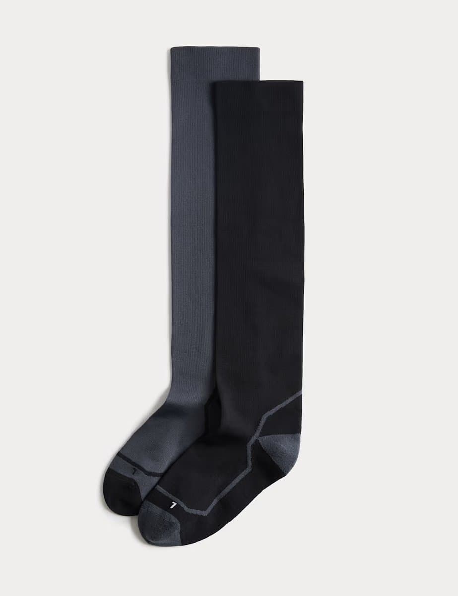 Marks & Spencer M&S Cotton Rich Light Compression Socks