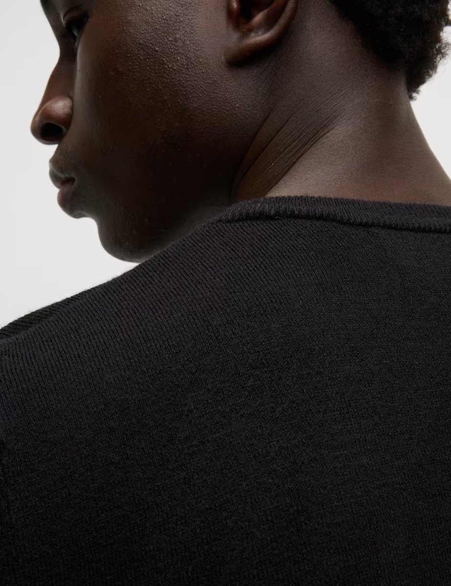 Marks & Spencer M&S Cashmilon™ Crew Neck Jumper Black - 4