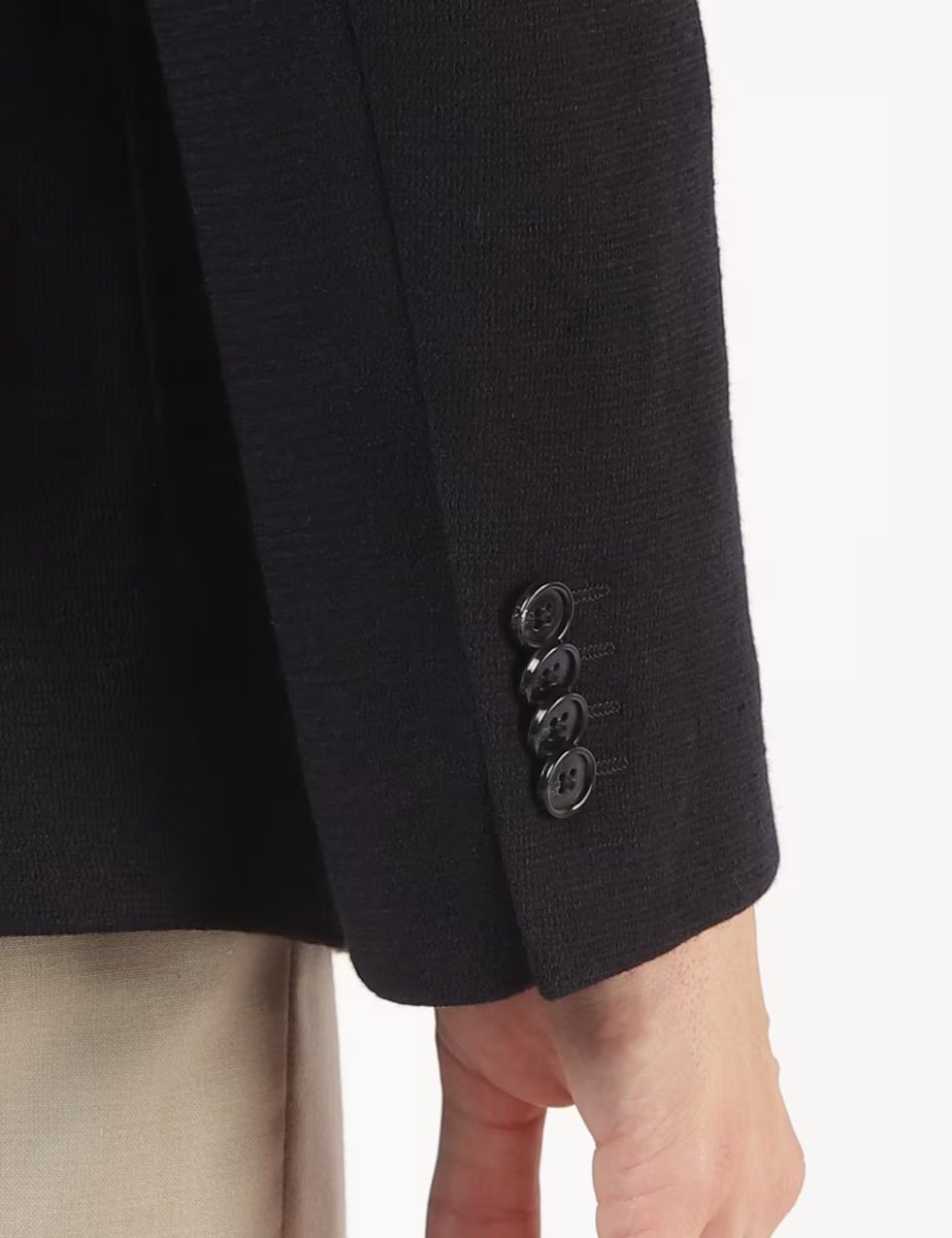 Marks & Spencer M&S Regular Fit Premium Jersey Blazer Navy - 4