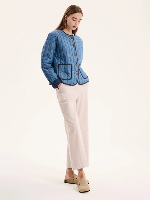 OMNES Piper Jacket in Blue - 2