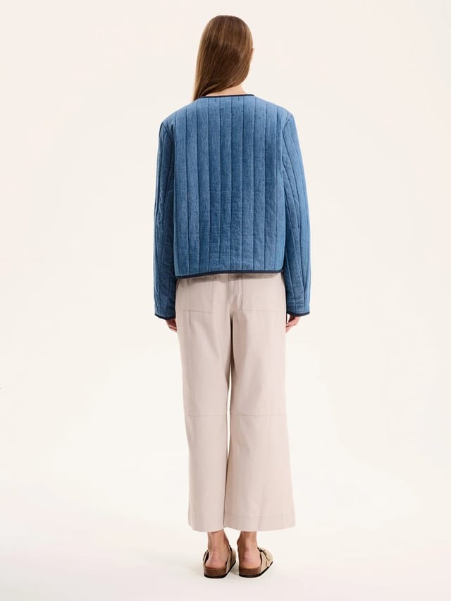 OMNES Piper Jacket in Blue - 3