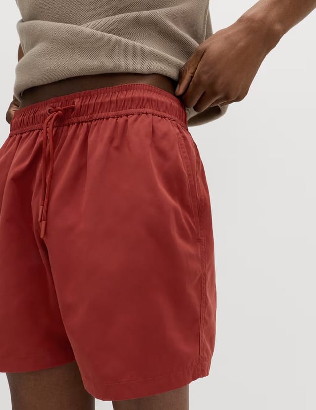 Marks & Spencer M&S Quick Dry Plain Swim Shorts Paprika - 2