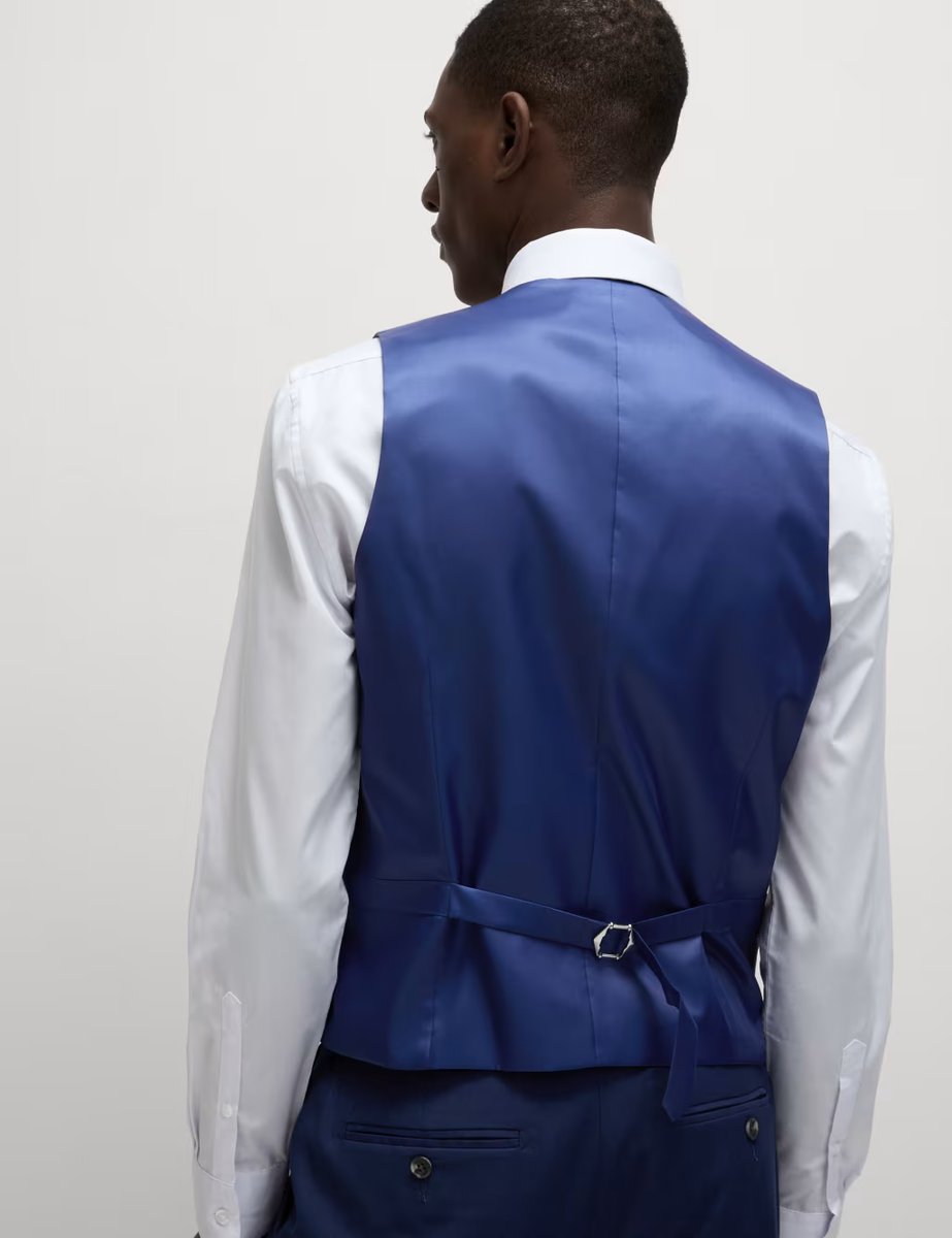 Marks & Spencer M&S Waistcoat Dark Indigo - 4