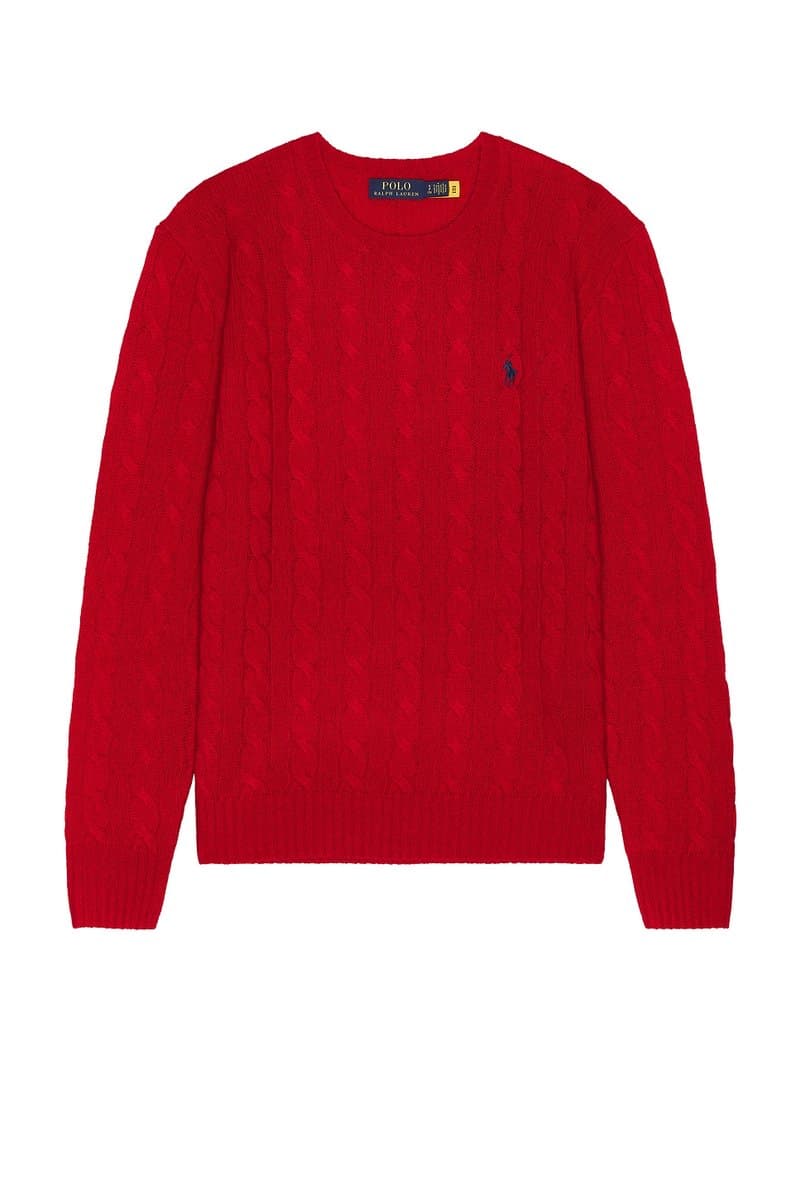 revolve Polo Ralph Lauren Long Sleeve Pullover in Red