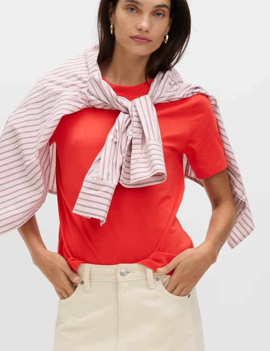 Marks & Spencer M&S Everyday Fit T-Shirt in Red