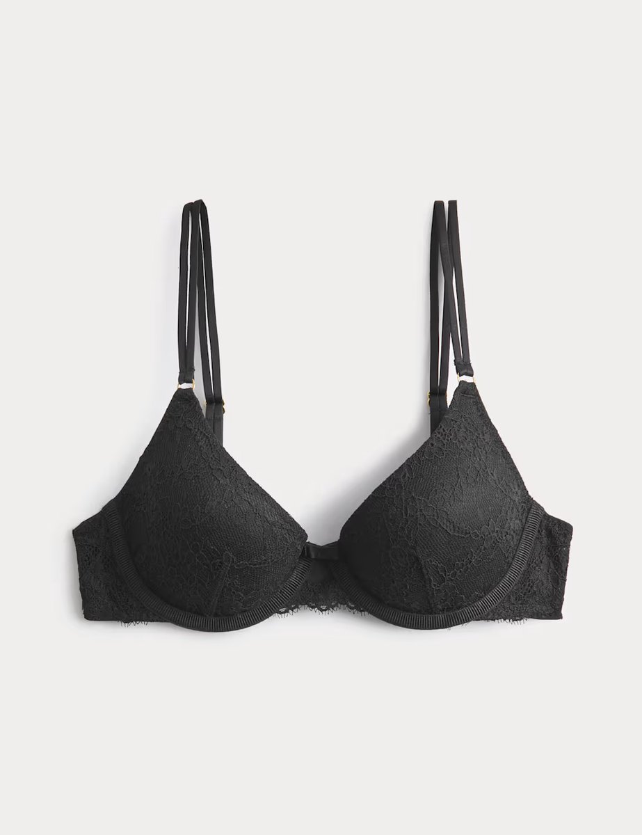 Marks & Spencer M&S Ida Lace Wired Demi Cup Bra (A-E) Black - 2