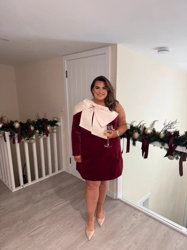 ASOS Asos luxe curve velvet mini dress