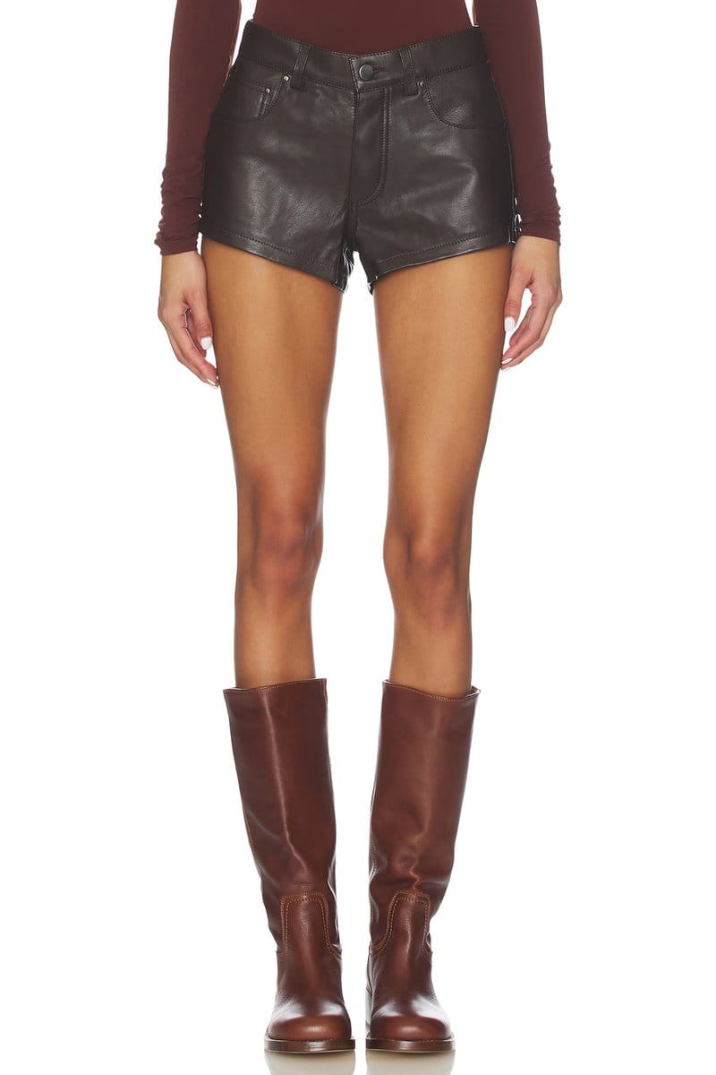 chocolate leather