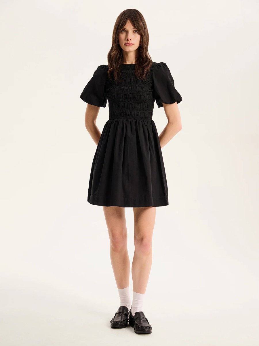 OMNES Terri Mini Dress in Black - 2