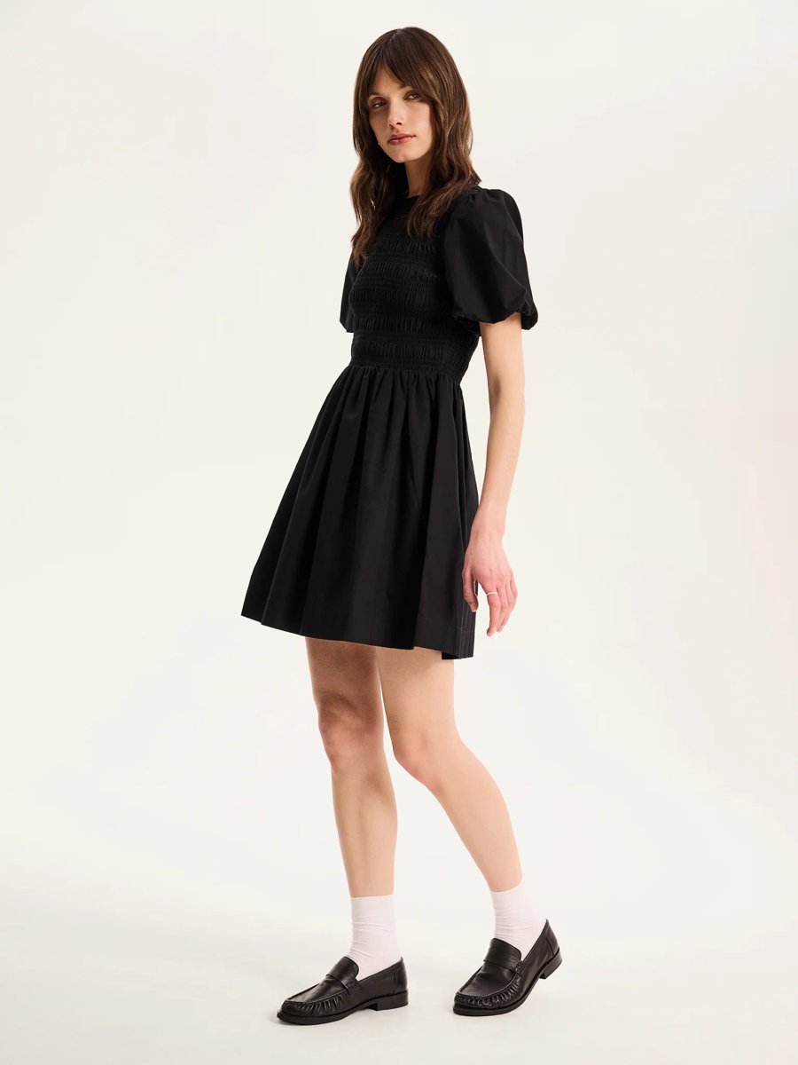 OMNES Terri Mini Dress in Black - 3