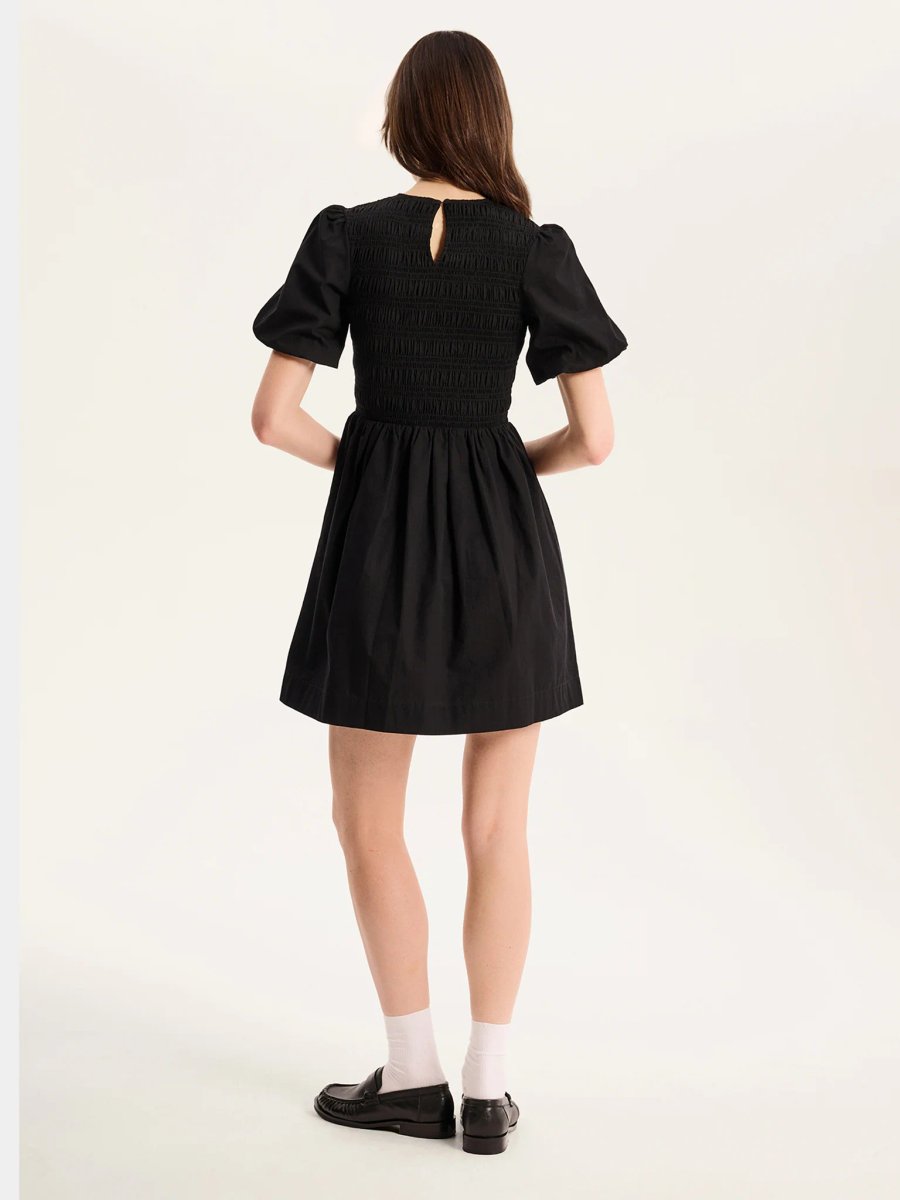 OMNES Terri Mini Dress in Black - 4