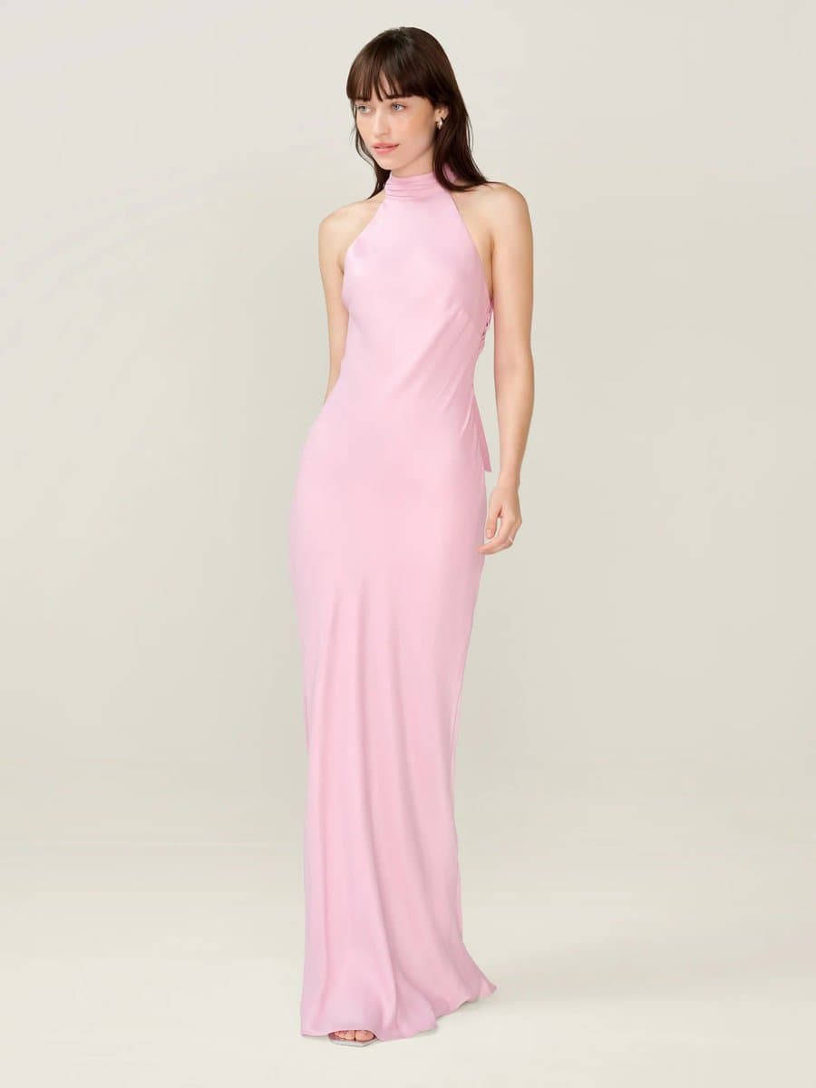 OMNES Milos Dress in Vintage Pink