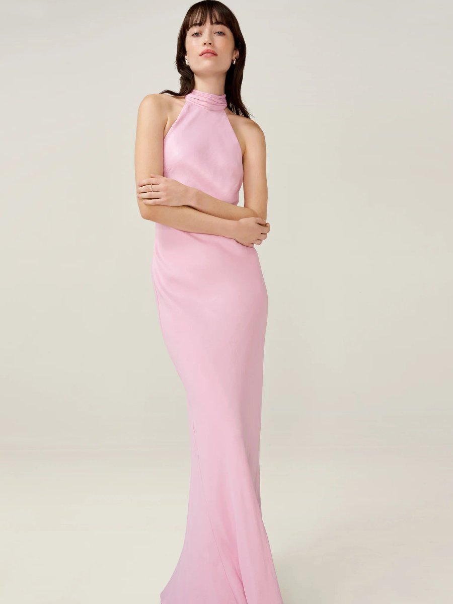 OMNES Milos Dress in Vintage Pink - 3