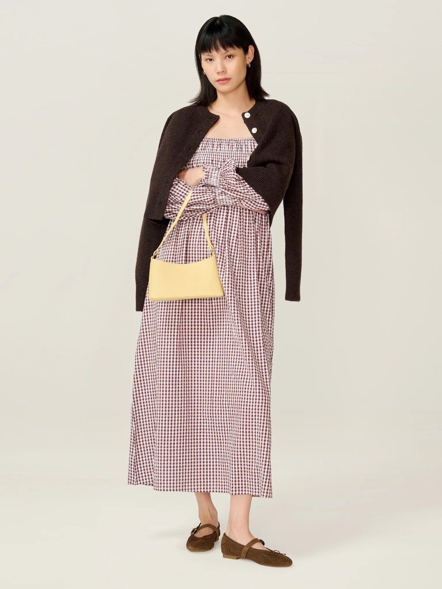 OMNES Amaryllis Dress in Chocolate - 2