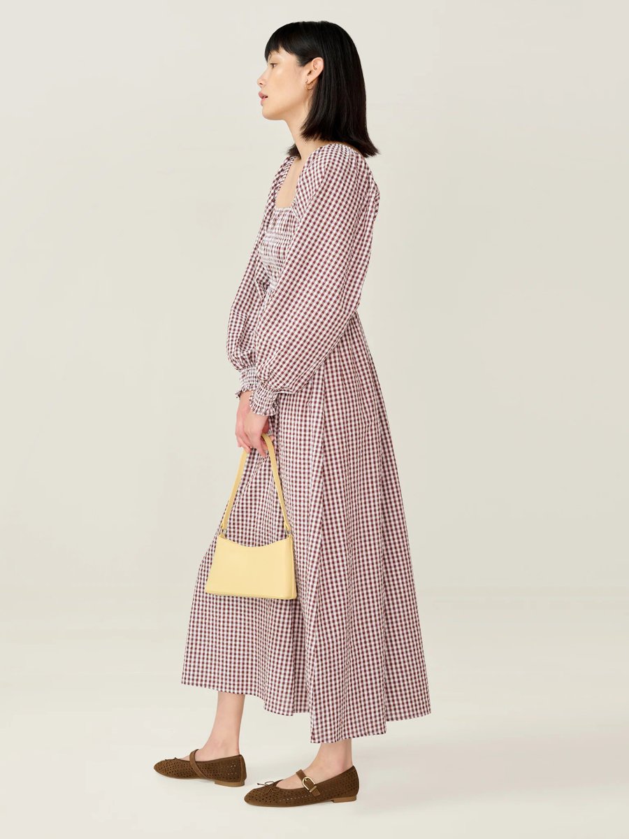 OMNES Amaryllis Dress in Chocolate - 4