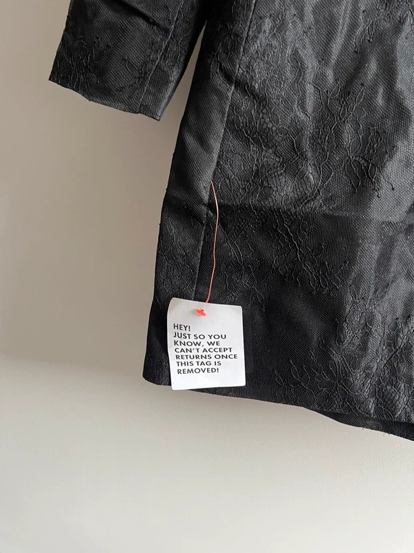 ASOS Asos Luxe wired lace organza blazer dress - 3