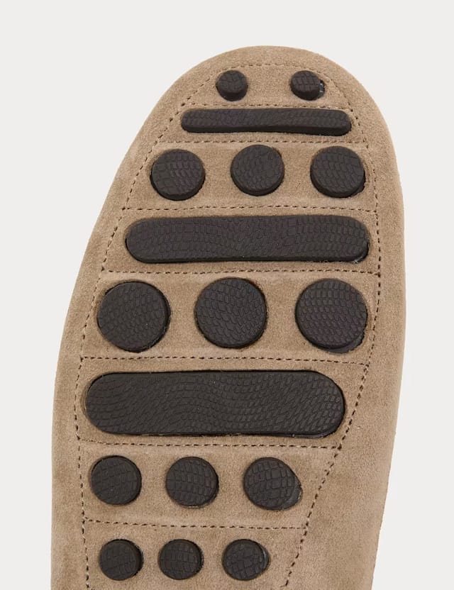 Marks & Spencer M&S Suede Driving Shoes Stone - 3