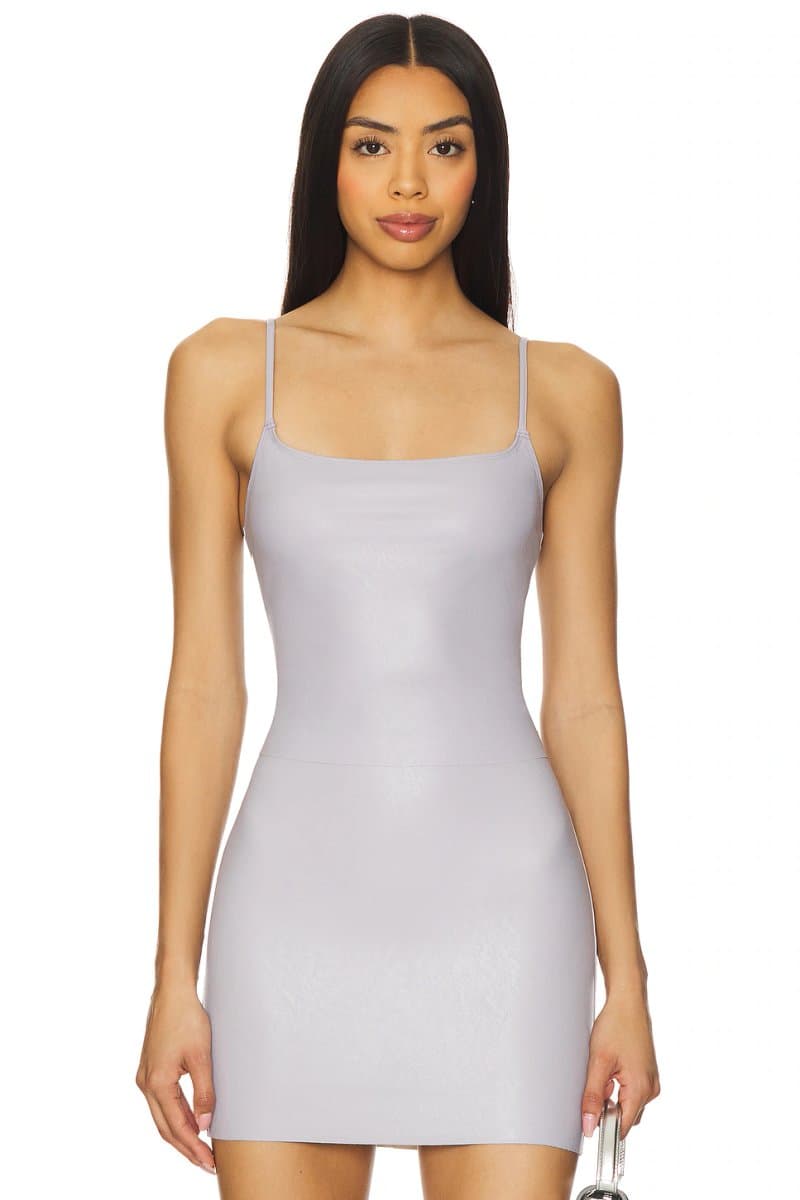 revolve Faux Leather Cami Crop Top