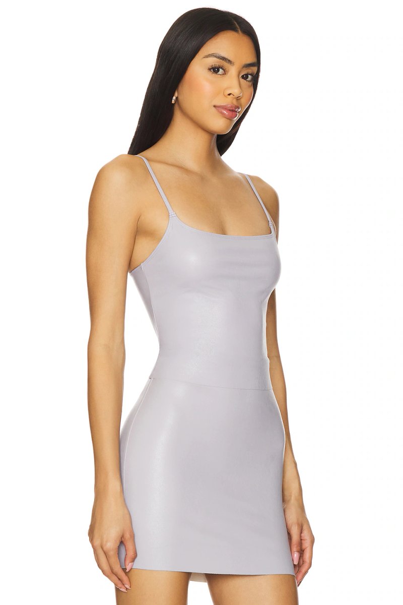 revolve Faux Leather Cami Crop Top - 2