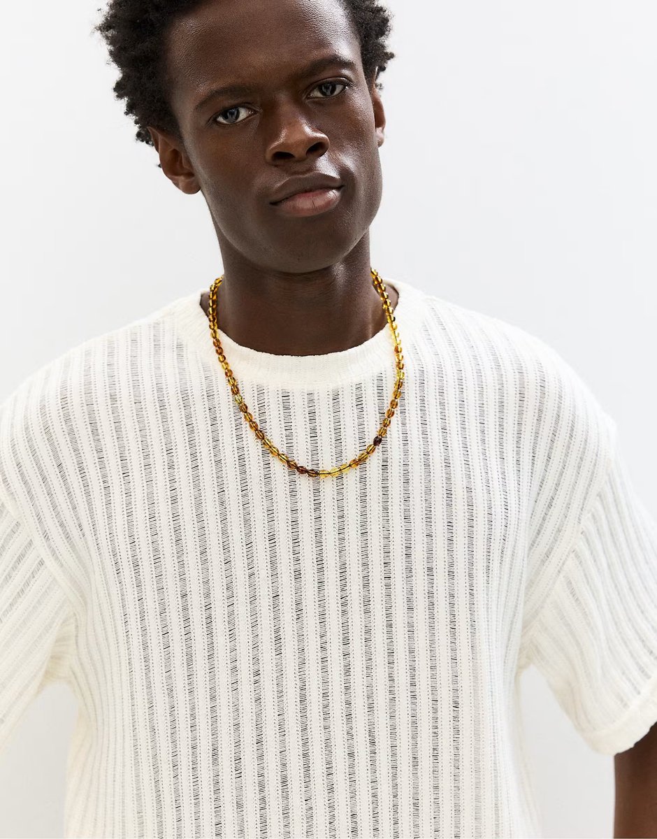 ASOS Pull&Bear knit top in off white - 2