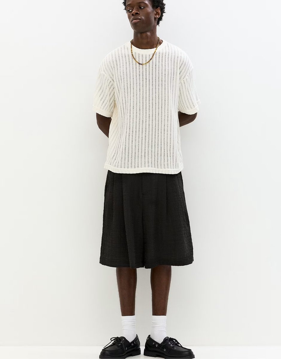 ASOS Pull&Bear knit top in off white - 3