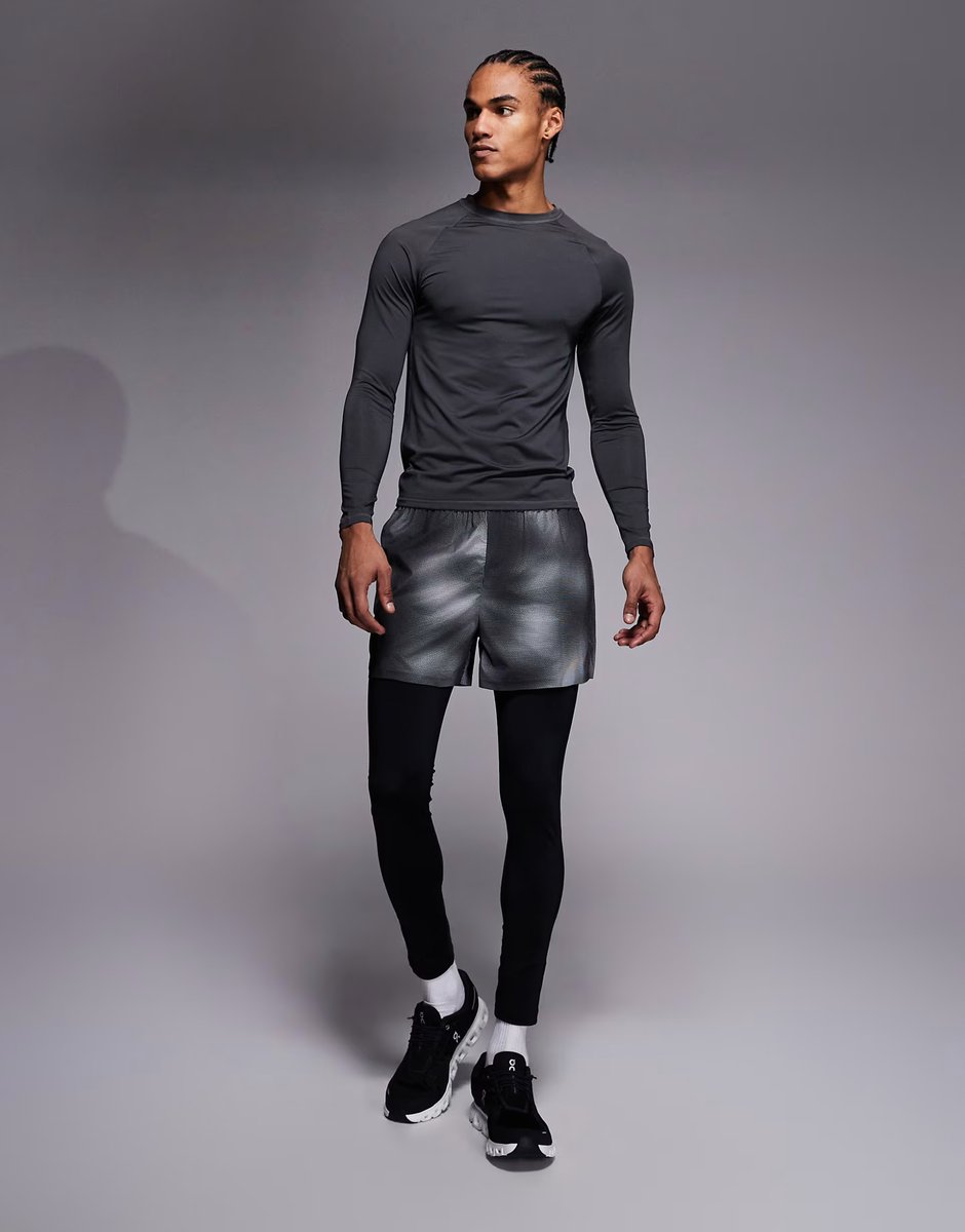 ASOS 4505 Icon active quick dry base layer training tight with phone pocket in black - 1