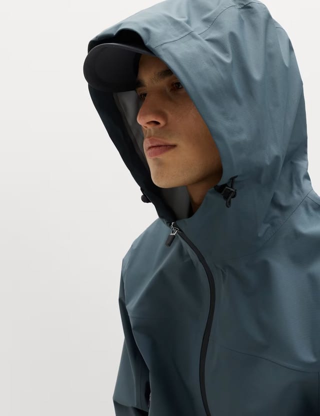 Marks & Spencer M&S Waterproof Jacket with Stormwear™ Ultra Slate Blue - 3
