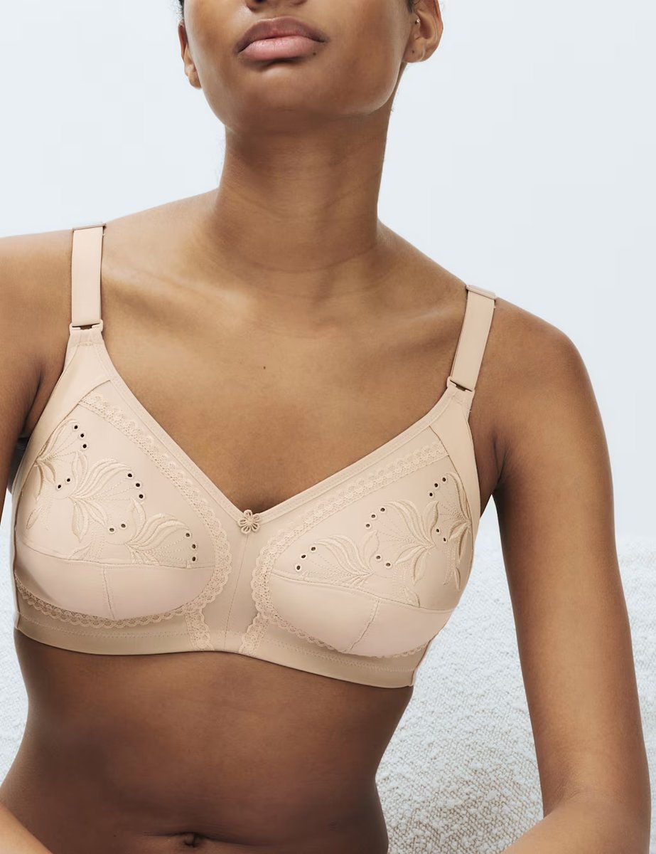Marks & Spencer M&S Embroidered Total Support Full Cup Bra (A-K) Opal - 3