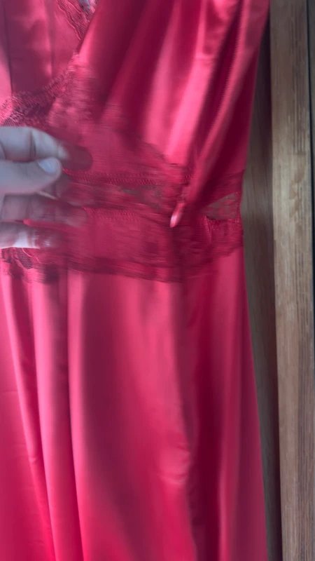 Never Fully Dressed Never fully dressed red lace satin party dress - 4