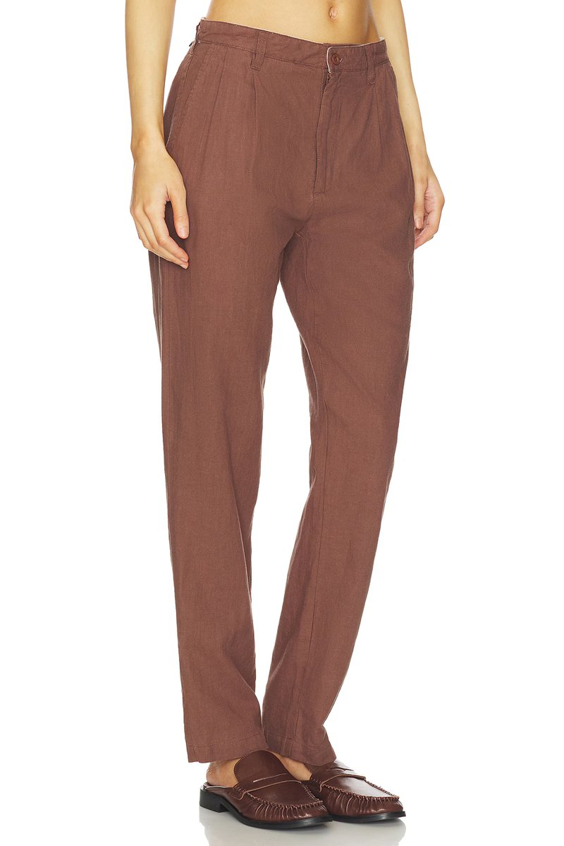 revolve Heritage Pleated Linen Pants - 2