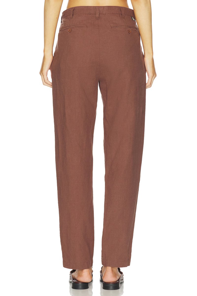 revolve Heritage Pleated Linen Pants - 4