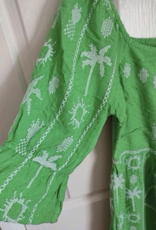 Never Fully Dressed Never Fully Dressed Green Dress - 4